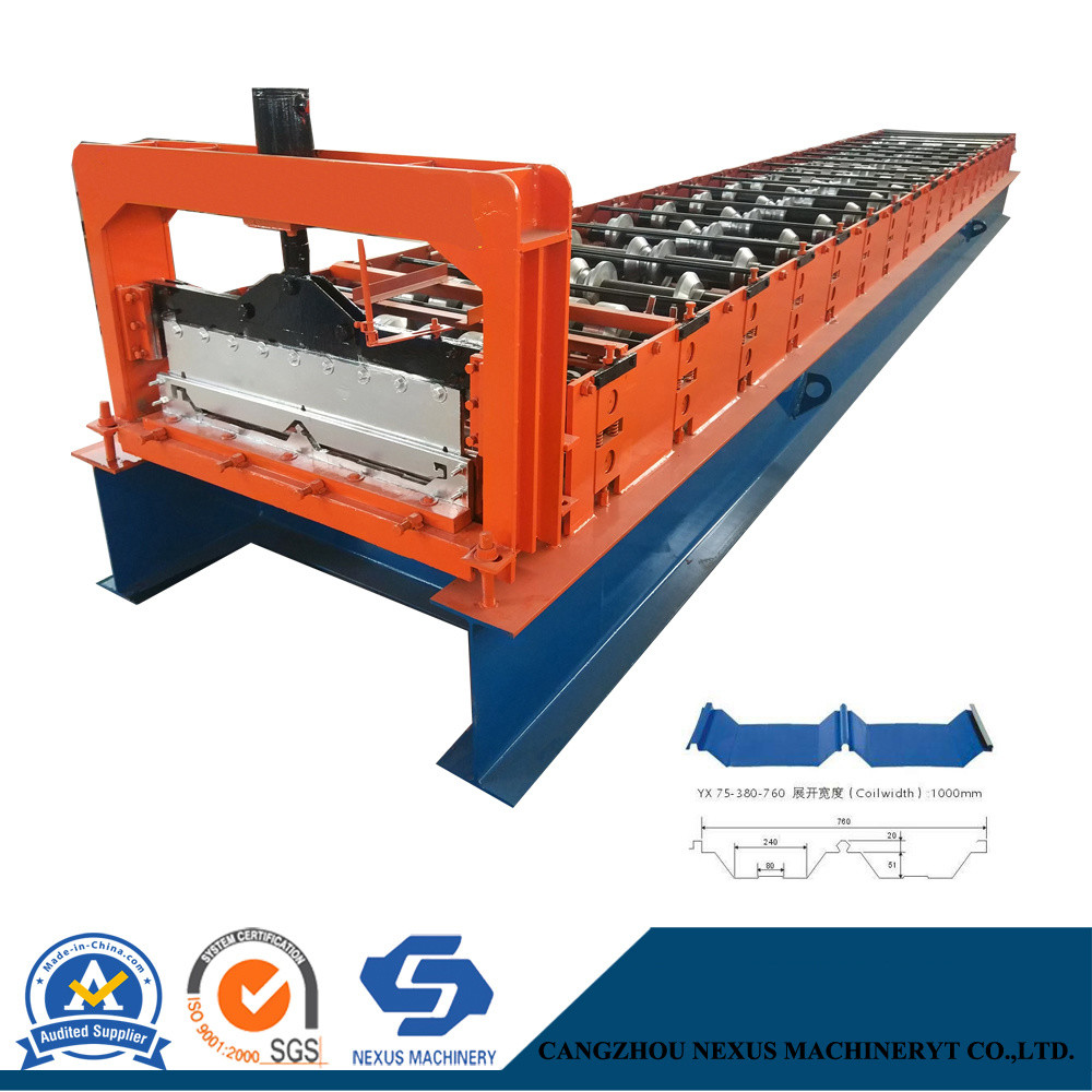 Buy cheap 760 Standing Seam Lock Roofing Machine with Pre-Cutting System from wholesalers