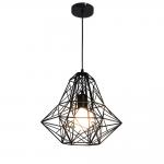 Buy cheap Nordic Industrial Iron simple restaurant coffee shop decoration geometric construction line art Pendant Chandelier lamps from wholesalers