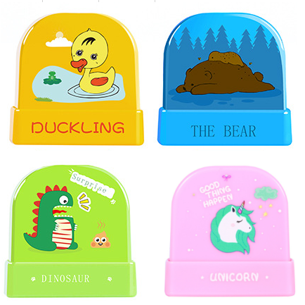 Buy cheap factory wholesale cartoon cute waterproof baby name toy flash stamp for children's clothes from wholesalers
