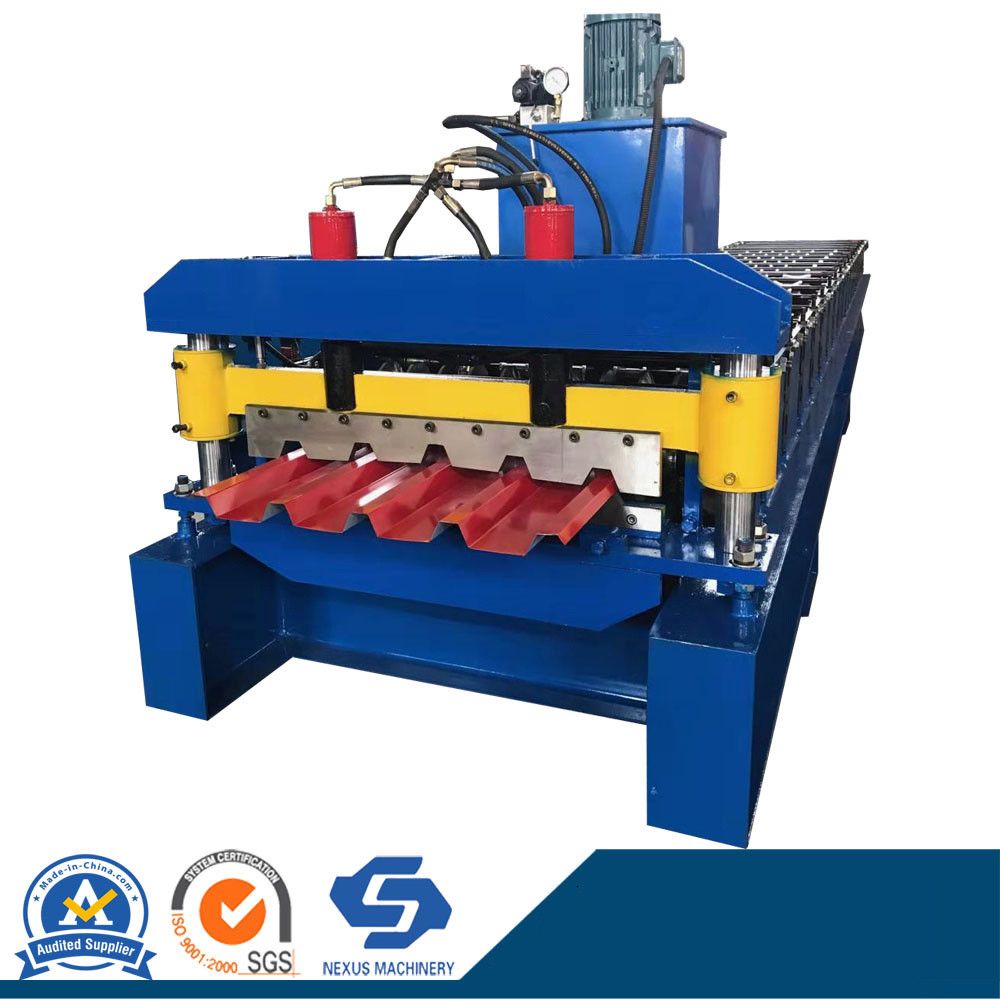 Buy cheap Constructon Material Galvanized Steel Metal Roof Tile Iron Sheet Roll Forming Machine Equipment Line Price from wholesalers