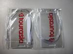 Buy cheap Strap Attach Customized Hard Plastic Luggage Tags 85.5 x 54mm from wholesalers