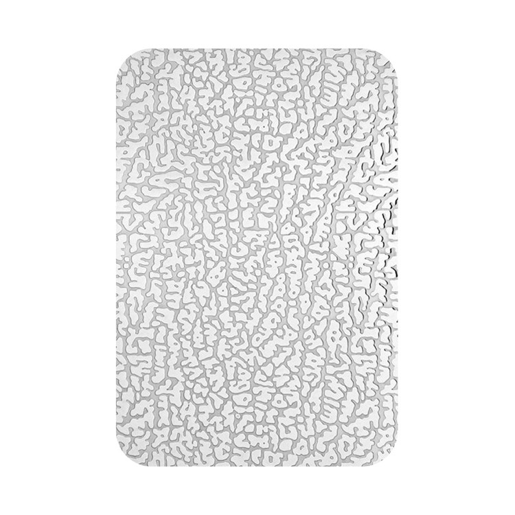 Buy cheap BA Embossed Stainless Steel Sheet 1.2mm Silver 4ft * 8ft SUS201 304 from wholesalers