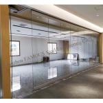 Buy cheap 48'' Office Internal Glass Partition Walls , ISO 3834 Aluminium Glazed Partition from wholesalers