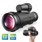 Buy cheap 12X50 ED Telescope Phase Correction Coated BAK4 Prism Binoculars For Hiking Traveling from wholesalers