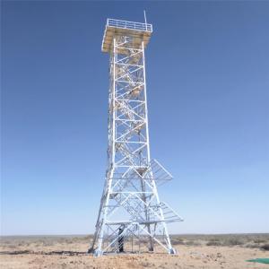 Buy cheap 50 Years Steel Lattice Military Guard Tower product