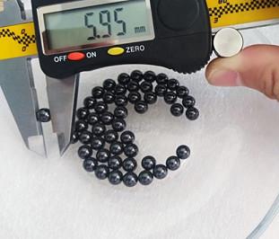 Quality 5.953mm Gas Pressure Silicon Nitride Ceramic Bearing Balls for sale