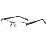 Buy cheap Half Frame Anti Blue Light Portable Reading Glasses 141MM Minimize Headache from wholesalers