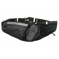 Buy cheap Zippered Black Slim Travel Waist Bag Customized For Cycling Running Hiking product