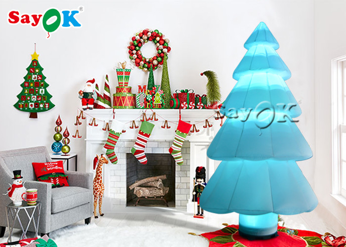 Buy cheap Nylon Cloth Led Light  Inflatable Christmas Tree Ornament from wholesalers