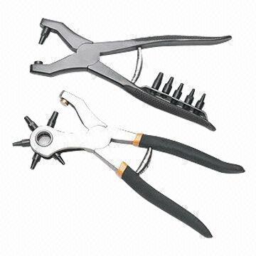 Buy cheap Leather Hole Punch Pliers Set, Made of CRV or High Carbon Steel, with Drop Forged Heavy-duty  from wholesalers