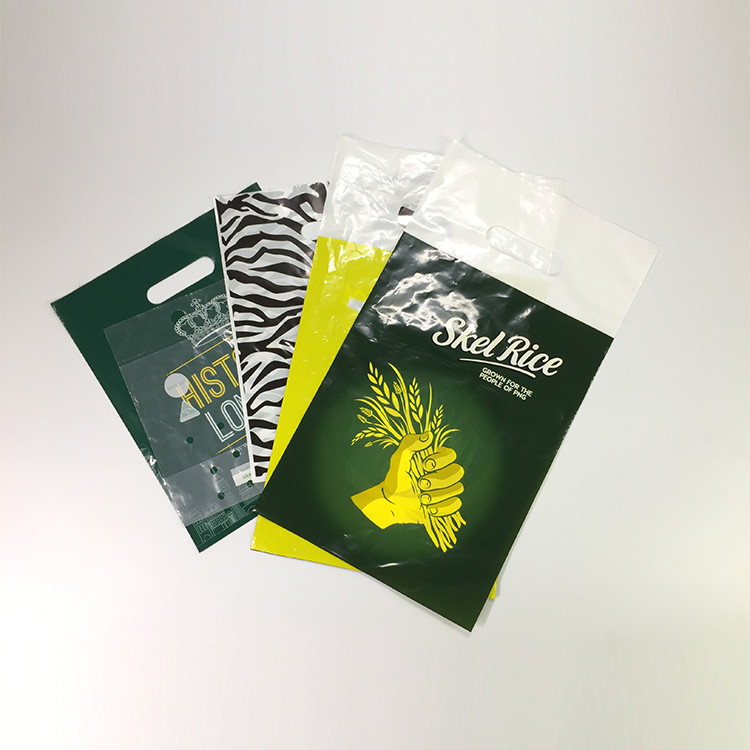 Buy cheap Custom Logo LDPE HDPE Biodegradable Grocery Bags With Hole Handle from wholesalers
