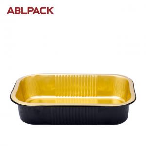Buy cheap 1050ML/35oz ABL PACK Take Away Microwave Safe Aluminum Foil Food Container Rectangle Lunch Box product