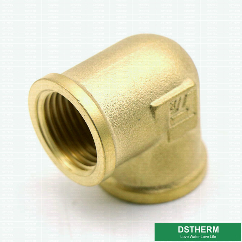 Buy cheap Brass Color Customized Double Female Threaded Brass Elbow With Best Prices Pipe Fittings from wholesalers