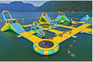 Buy cheap Inflatable Floating Water Park Games For Adults chirdren Used product
