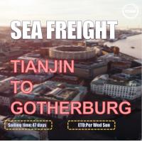 Buy cheap 47 Days International Sea Freight China To Europe Gothenburg Sweden product
