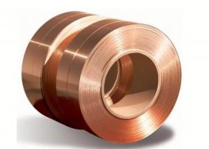 Buy cheap 10mm C2680 Copper Sheet Metal Strips For Furniture 1/2h Decorative Brass Red product