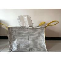 Buy cheap Square Flat Bottom Anti Static Bulk Bags Filling Spout Top / Full Open Top product