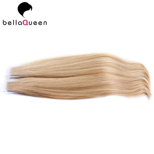 Buy cheap Soft And Silky Straight  613# Golden Blonde Tape Hair Extension Without No Synthetic / Fiber product