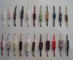 Buy cheap custom colorful plastic tag locks clothing security tag hang tag plastic string from wholesalers
