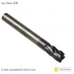 Buy cheap Customized 2/3/4/5/6-Flute Flat Solid Carbide End Mill with Straight Shank Brazed Milling from wholesalers