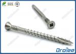Buy cheap Marine Grade 316 Stainless Double Thread Square Drive Composite Decking Screws from wholesalers