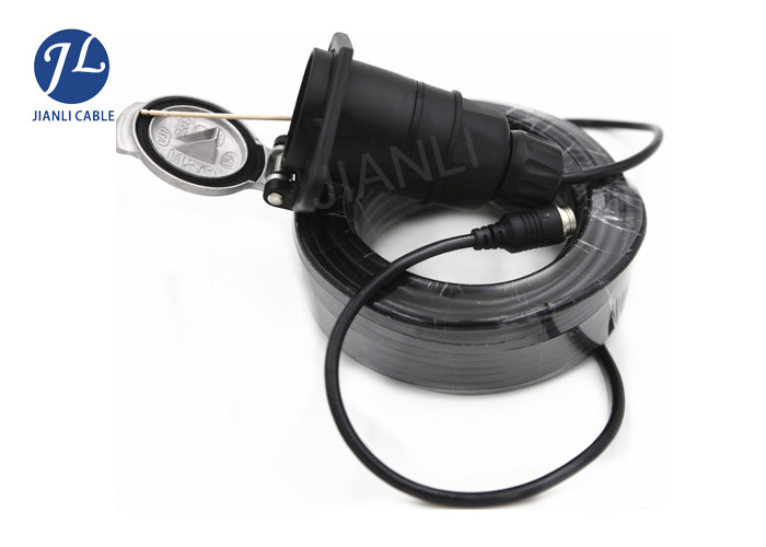 Buy cheap Car Reverse Security Camera Extension Cable 7 Pin 12-24V With 1 Video Input product