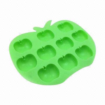 Buy cheap Apple-shaped Ice Cube Tray, Made of 100% Food Grade Silicone, with FDA and LFGB Certificate product