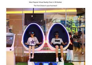 Buy cheap Virtual Reality 2 Seats 9D Cinema Simulator Game With 360 Degree Rotation product