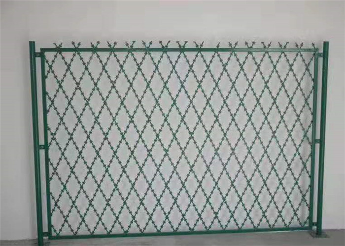 Buy cheap 75*150mm Powder Coated BTO 22 Razor Wire Fence product