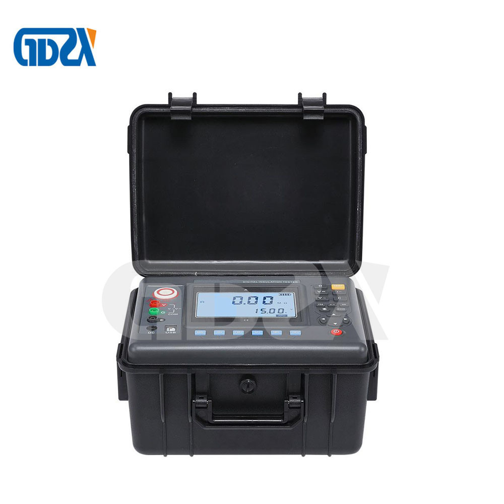 Buy cheap 15KV 50TOhm Digital Insulation Resistance Meter With Measurement of Absorption Ratio and Polarization Index from wholesalers