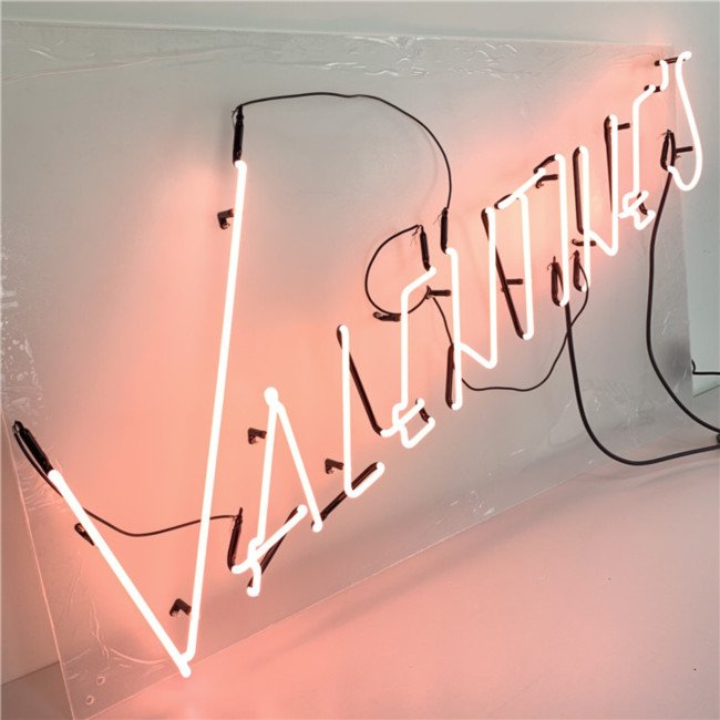 Buy cheap Red pink Valentines Tattoo Neon Sign Board For Home Bar 7.5kv product