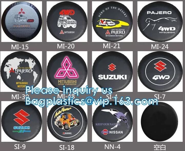 Buy cheap Custom Car Wheel Spare Wheel Cover Tyre, Spare Tire Cover, PVC, PU, Oxford, Nylon, Pajero Spare Tire Cover from wholesalers