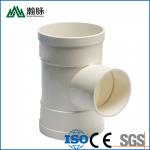Buy cheap 3 Way PVC Drainage Pipe Fittings White Tee Elbow Plumbing from wholesalers