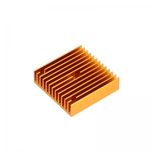 Buy cheap 40*40*11mm MK7 MK8 3D Printer Heatsink Gold Copper Radiator product