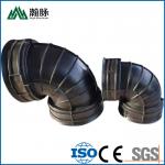Buy cheap 45 90 Degree HDPE Pipe Fittings 300mm Caliber Corrugated Pipe Elbow With Rubber Ring from wholesalers