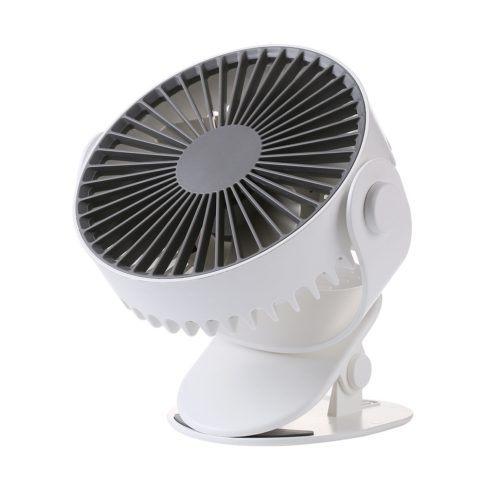 Buy cheap Plastic Stroller Plastic Clip Desk Fan 2000mah Rechargeable 5 Vane 6 Inch Usb Desk Fan from wholesalers