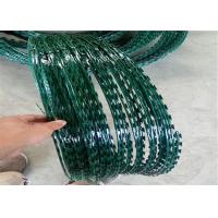 Buy cheap PVC Coated BTO-10 Razor Barbed Wire Fence With High Strength For Fencing product