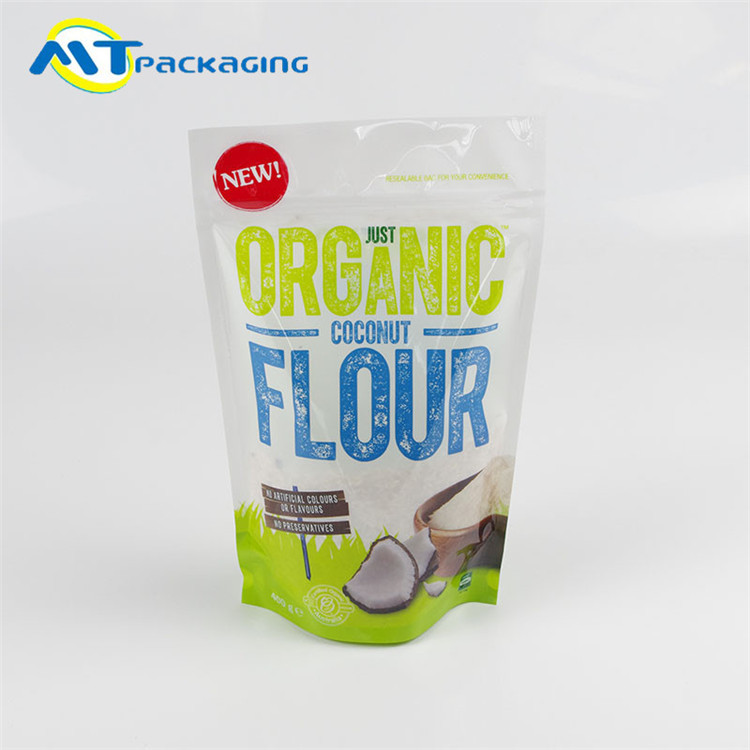 Buy cheap Coconut Flour Stand Up Gusseted Pouch SGS Certification Easy To Display product