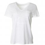 Buy cheap Women' S Cotton V Neck Breathable Sports T Shirts With Chest Pocket Customized from wholesalers