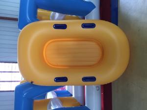 Buy cheap Yellow Inflatable Lifeboat Enhanced Strong PVC Lightweight Inflatable Boat product