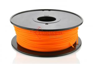 Buy cheap 3MM Plastic 3D Printer ABS Filament Orange For Reprap MakerBot , 3D Printing Materials product
