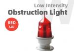 Buy cheap GZ155 220V Tower Obstruction Lighting RED Flashing Solar Aviation Light For Tower Crane from wholesalers