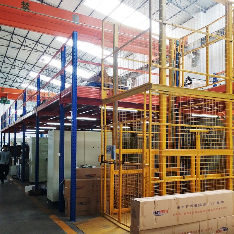 Buy cheap 8 Tons Storage Mezzanine Platforms Loft Industrial Steel Mezzanine product
