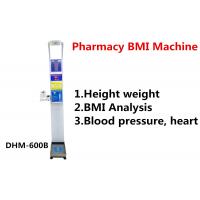 Buy cheap Pharmacy Height And Weight Measuring Scale With Blood Pressure Machine DHM - 600B product