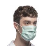 Buy cheap Non Woven Disposable Dust Mask Fluid Resistant With A Clear Plastic Eye Shield from wholesalers