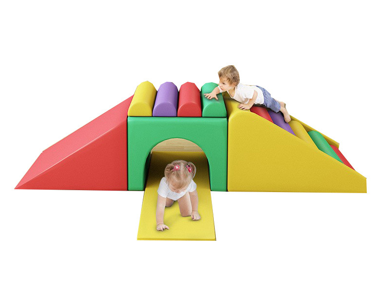 Buy cheap Toddler Preschool Soft Play Playground Equipment Slide Steps Climbing from wholesalers