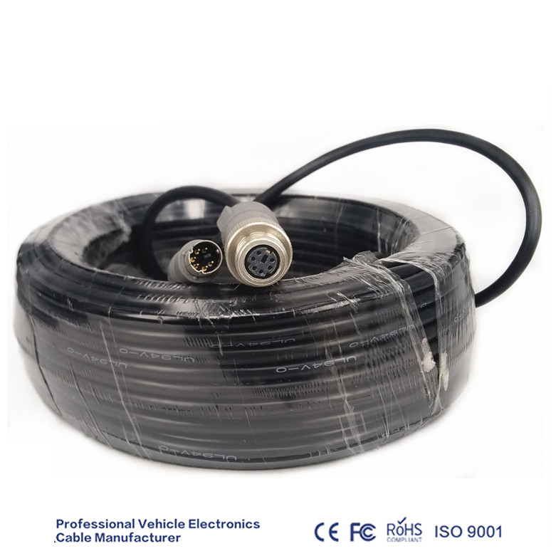 Buy cheap Black IP67 Waterproof Cable For Cctv Security Camera Heat Resistant from wholesalers