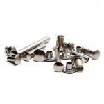 Buy cheap Aluminum Semi Hollow Tubular Rivet For Leather Metal 6mm Pan Head Cap M3 Carbon Steel from wholesalers
