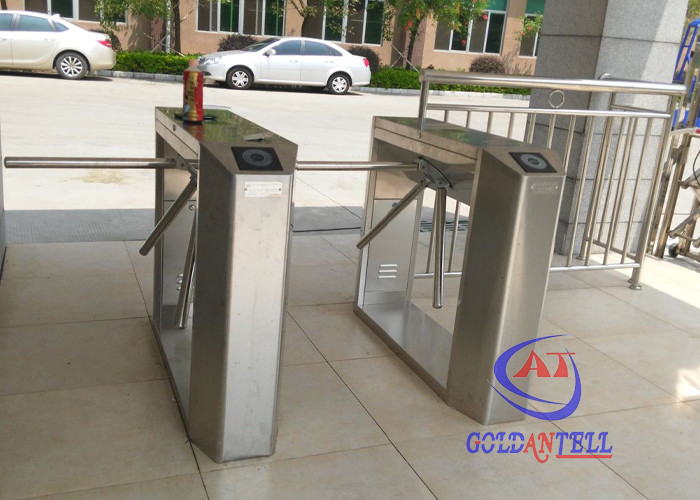Buy cheap Full automatic rotating gate tripodHalf Height Turnstiles in universal remote control from wholesalers