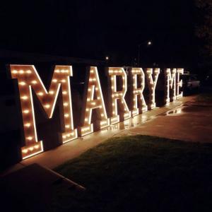 Buy cheap HIGHSPAN Vintage Marquee Letter Sign 4ft With Light Bulbs product